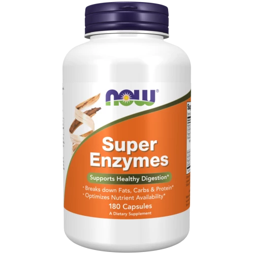 NOW - Super Enzymes - 180 kapsułek